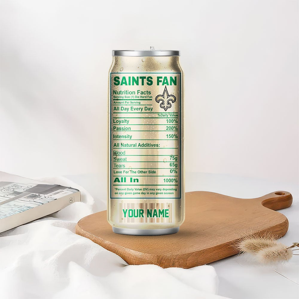 NOS Premium NFL Starbucks Energy Can Tumbler DDT  NTL