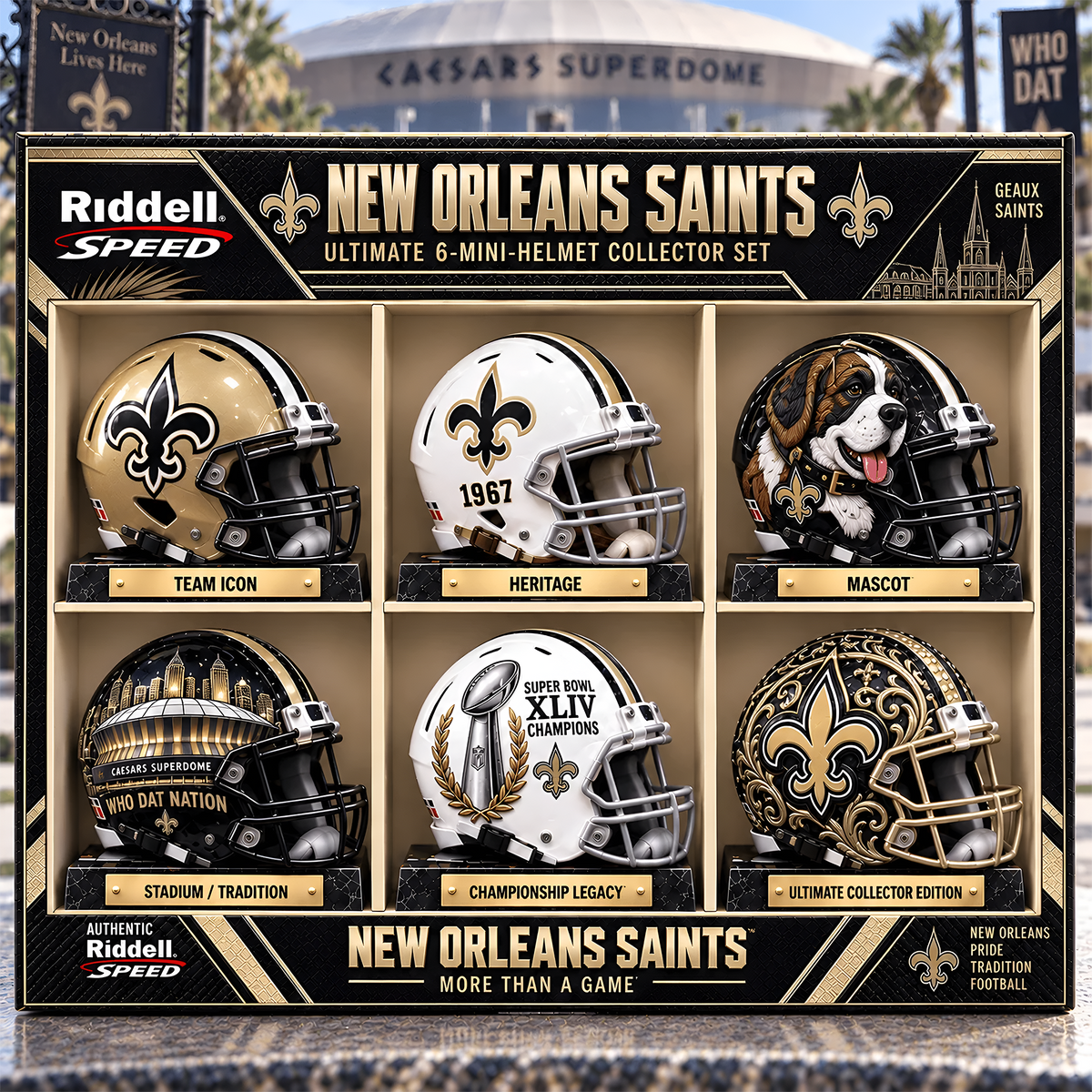 NOS x Premium NFL Mini Helmet Collection