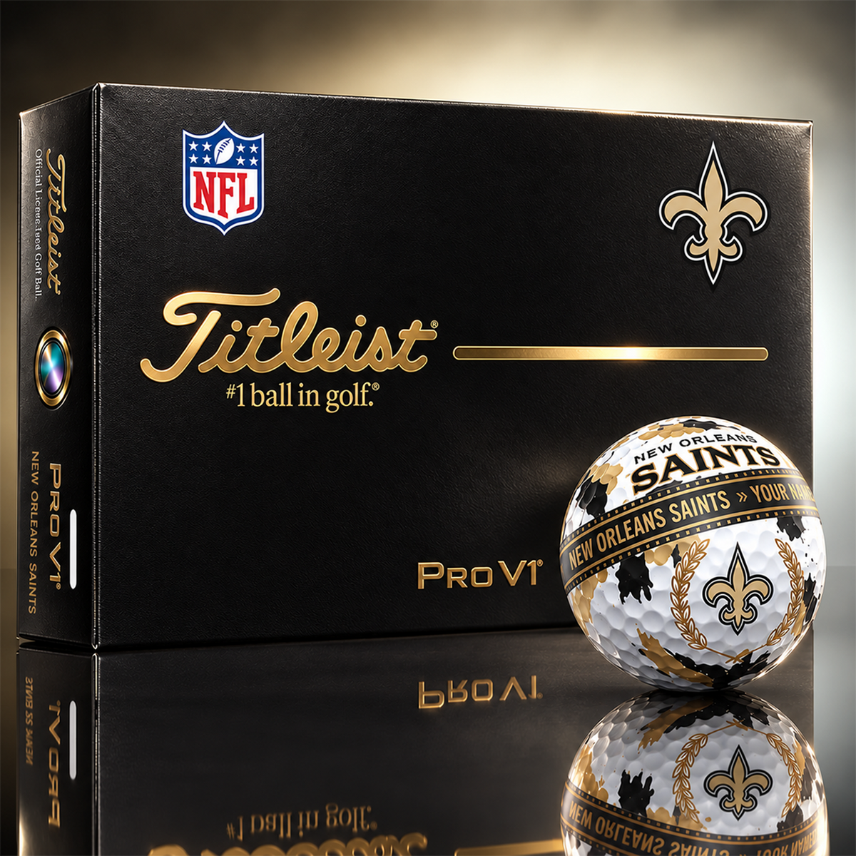 NOS x Premium NFL Titleist Pro V1 Golf Ball Set