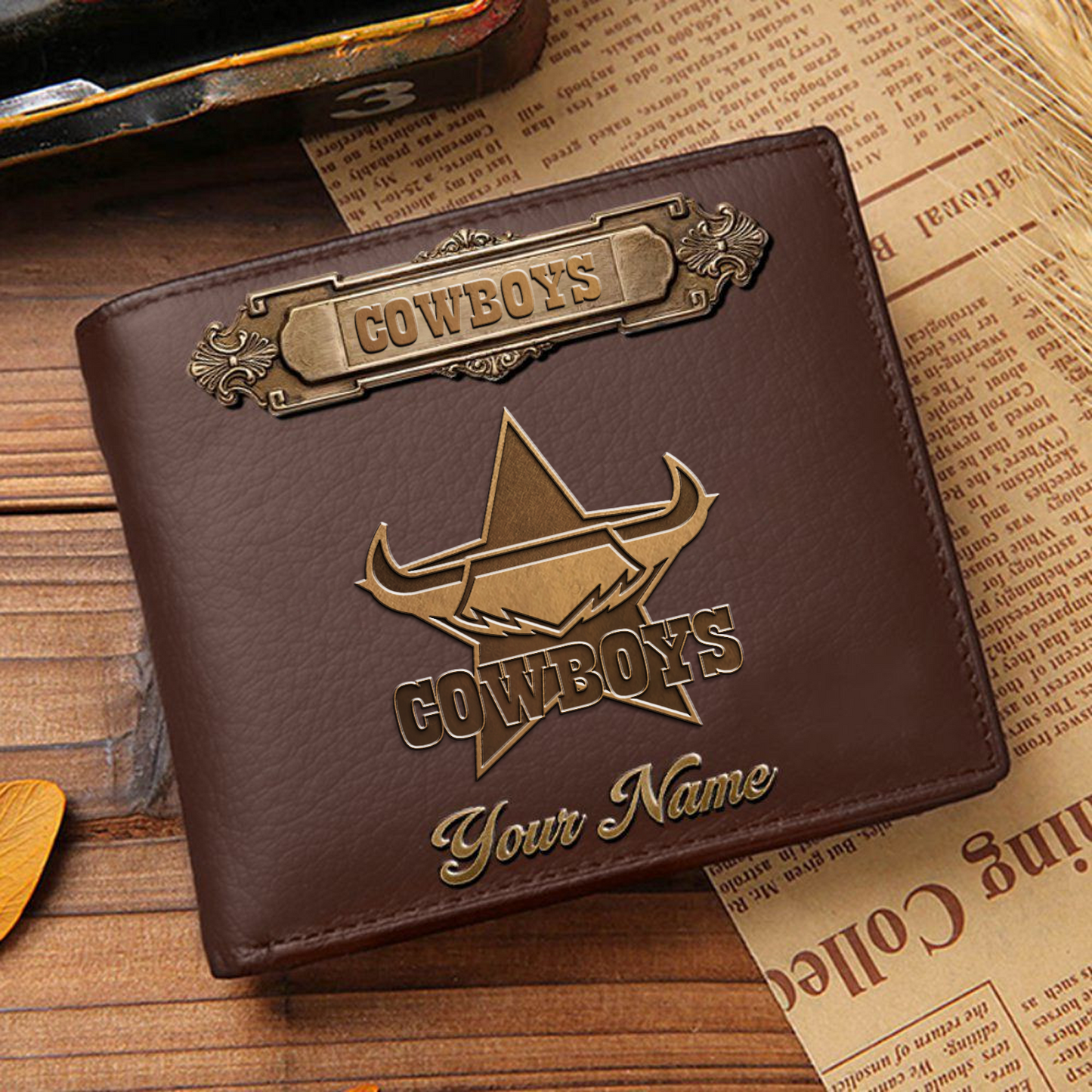 NQL x NRL Premium Leather Wallet - Personalized Edition DatND DVT