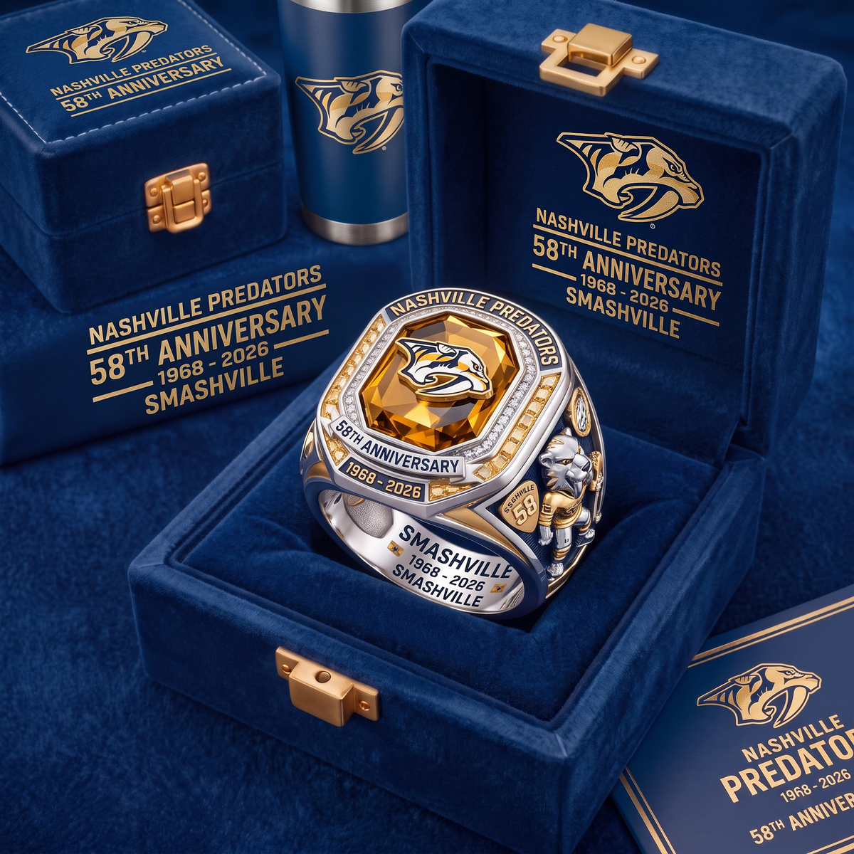 NSH X NHL Anniversary Ring Box Set