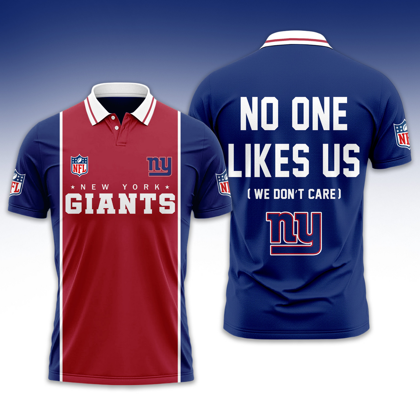 NYG NFL No One Like Us Polo Shirt DDT HLPHUONG