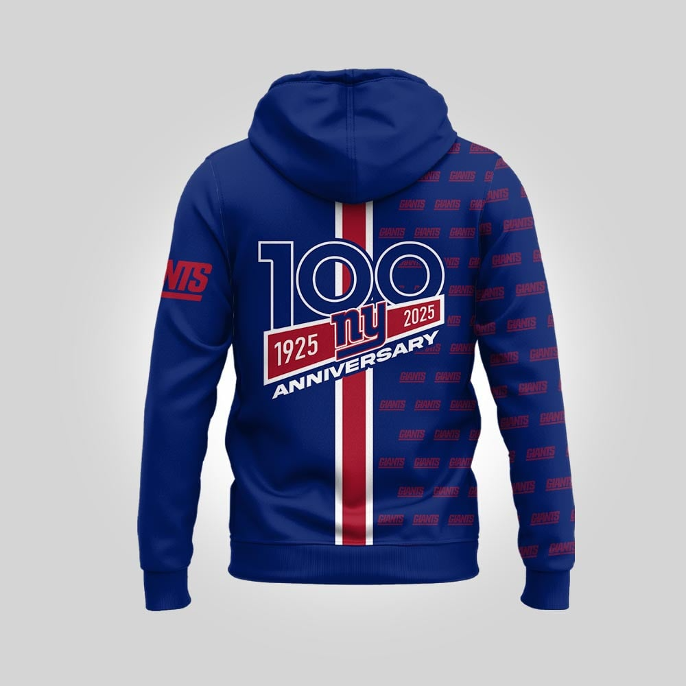 NYG Premium NFL Anniversary Celebration Hoodie DDT NTL