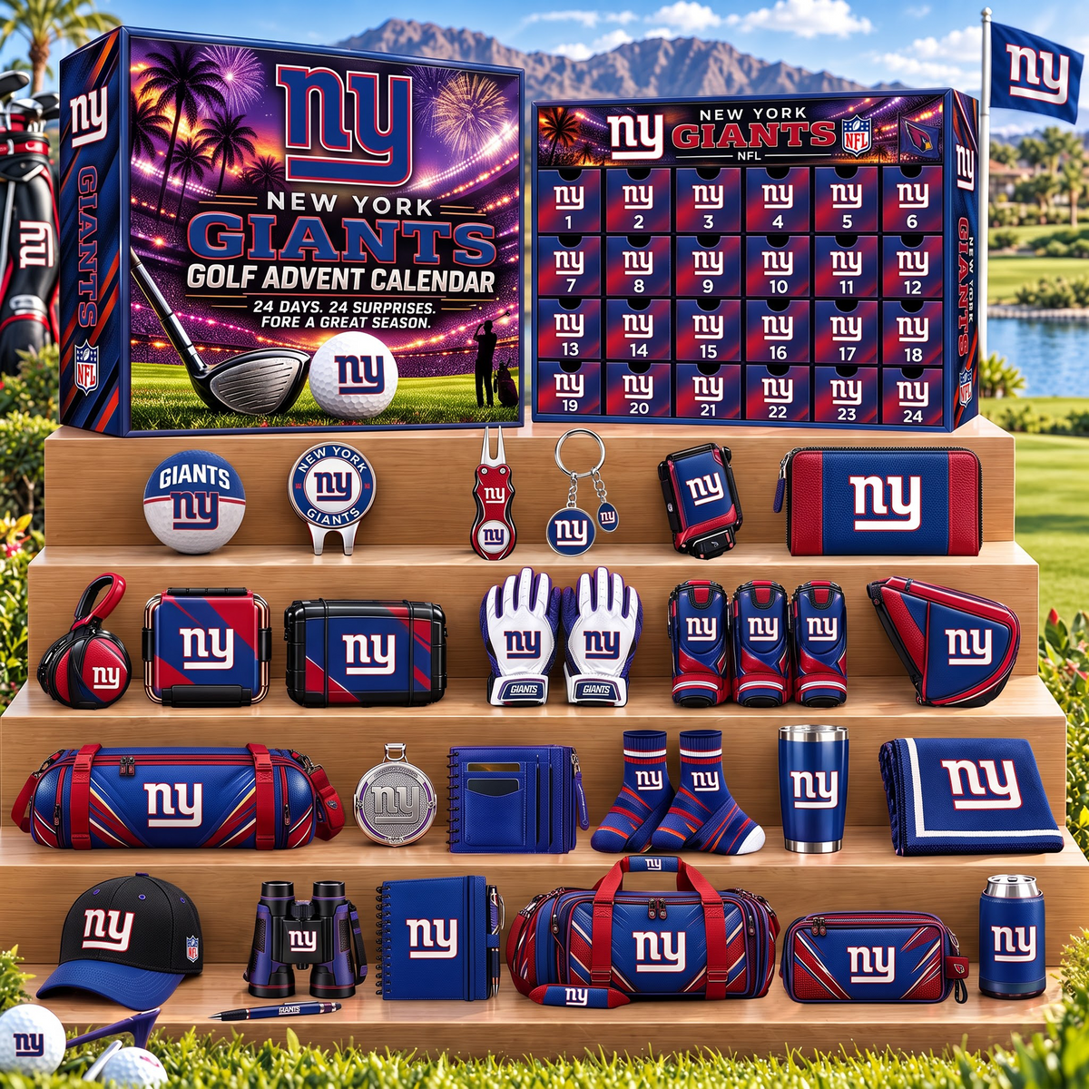 NYG X NFL Golf Advent Calendar Bling Box