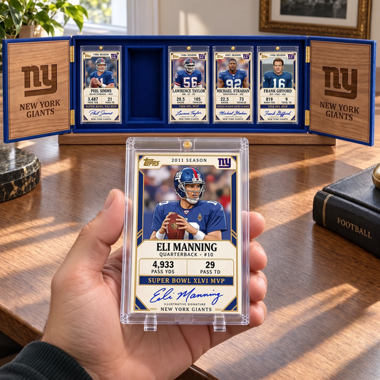 NYG X Premium NFL Card Collector’s Box Set