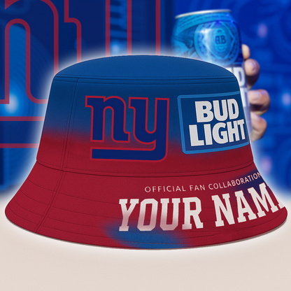 NYG x NFL Bud Light Personalized Bucket Hat DATND TANTD