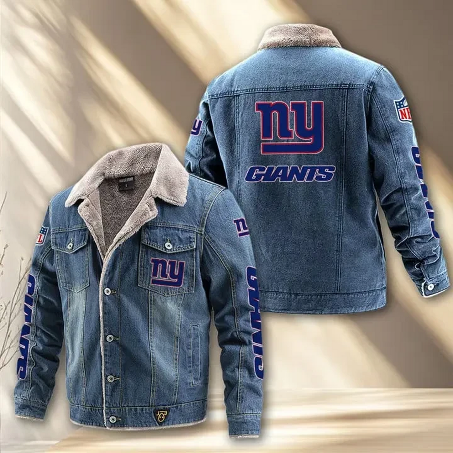 NYG x NFL Fleece Lined Denim Jacket DatND DVT
