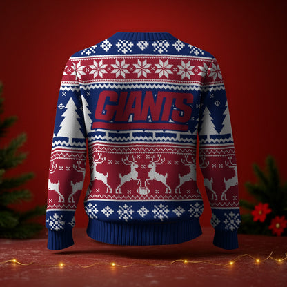 NYG x NFL Premium Ugly Christmas Sweater DatND DVT
