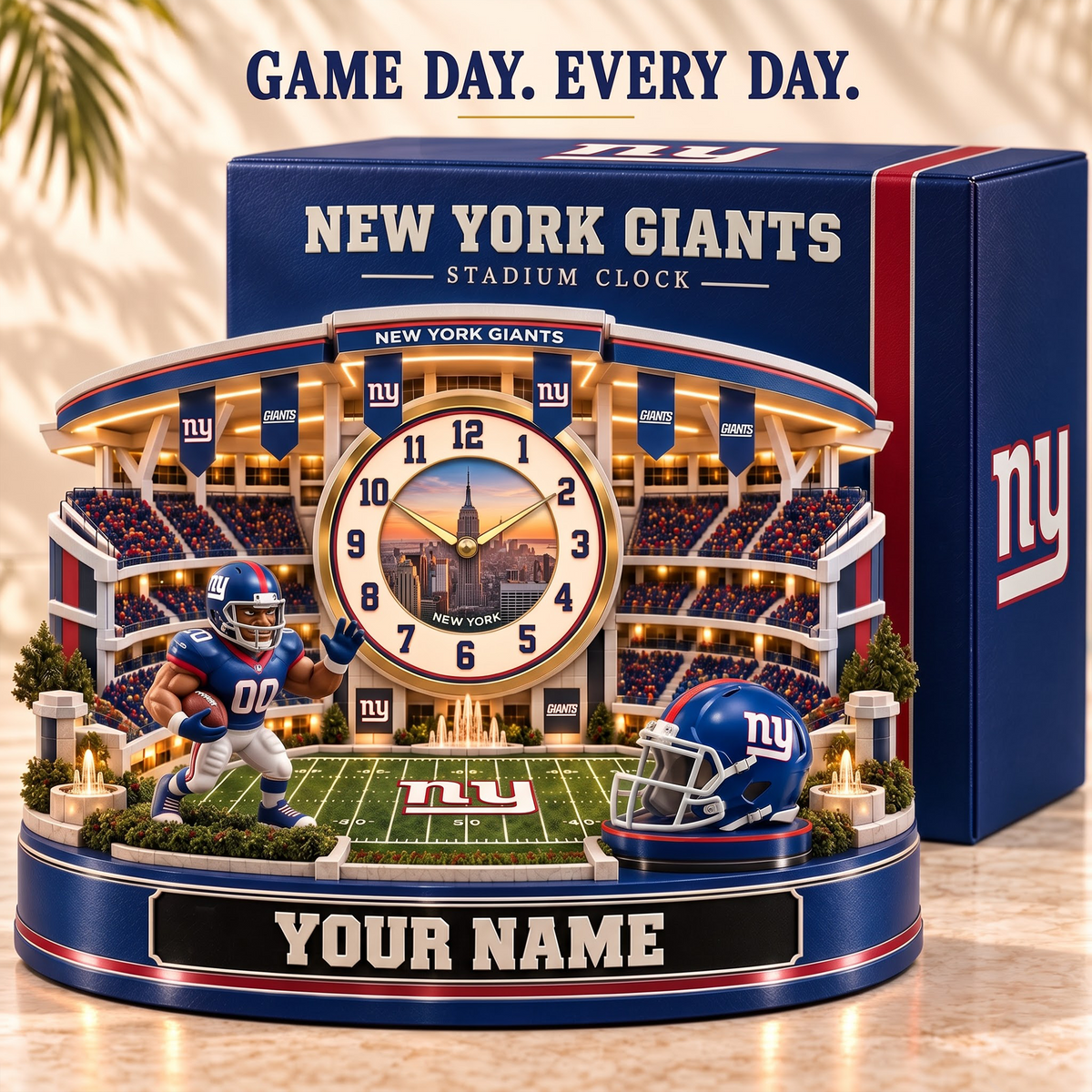 NYG x Premium NFL Home Decorative Table Clock