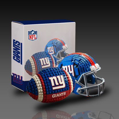 NFL Team Ball & Helmets Building Block Football Set DDT CTND