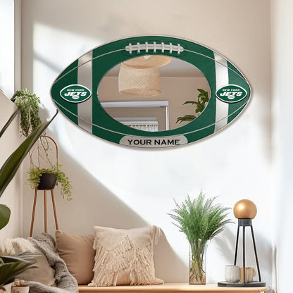NYJ Custom NFL Wall Mirror Decor For Fan DDT CTND