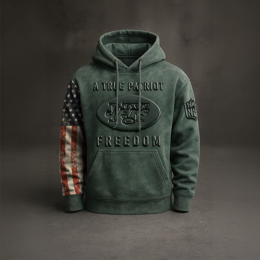NYJ  NFL Retro Style Hoodie DDT  NTL