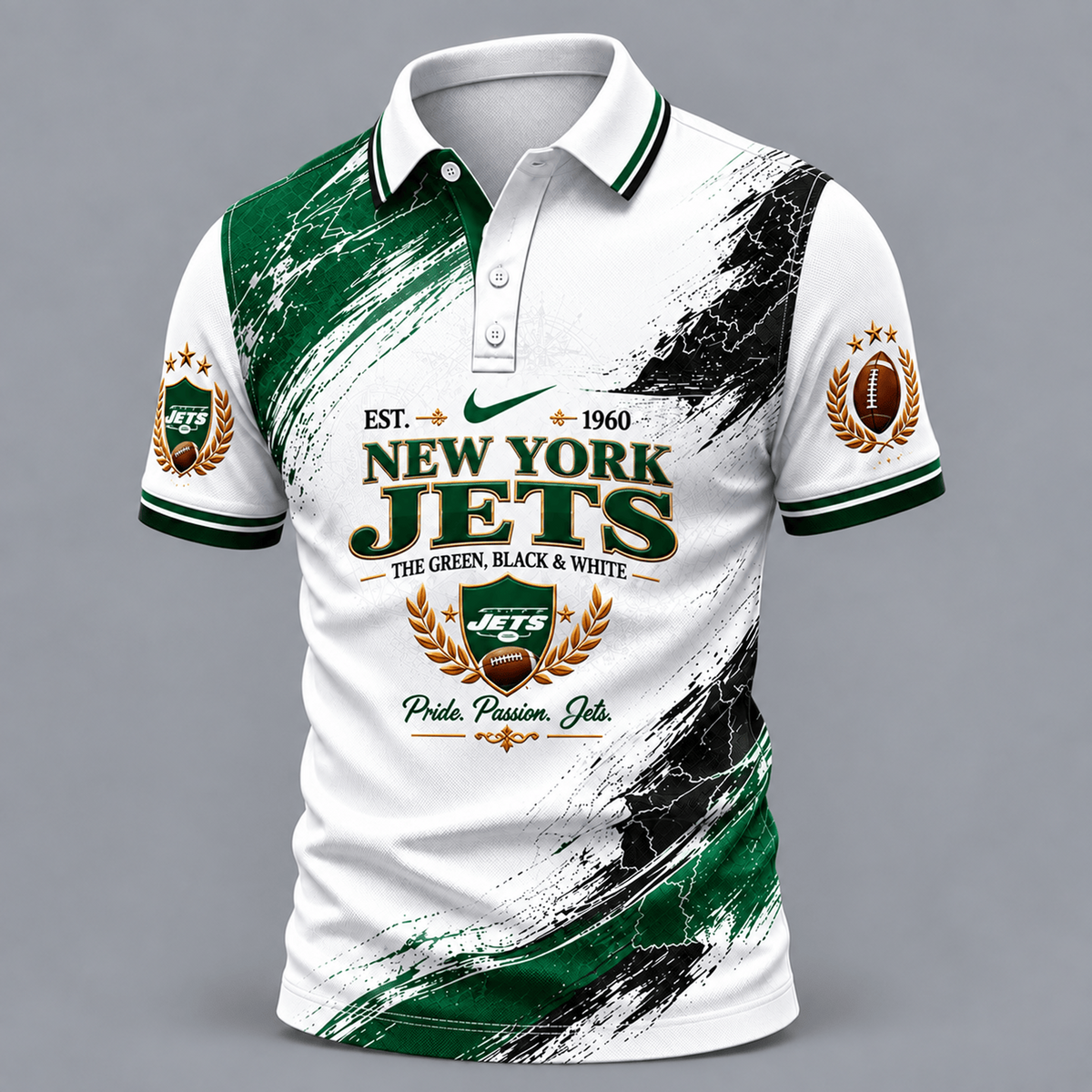 NYJ X Premium NFL Classic Fan polo