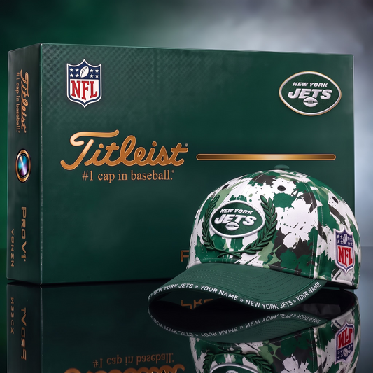 NYJ X Premium NFL Titleist Baseball Cap with Gift Box