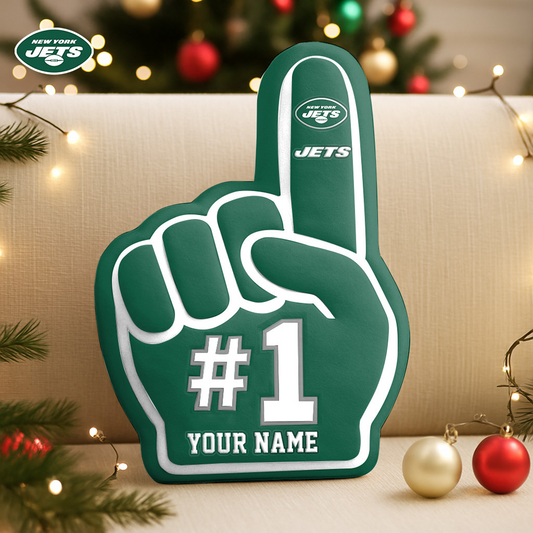 NYJ x NFL Customized Shaped Pillow Christmas DATND TANTD