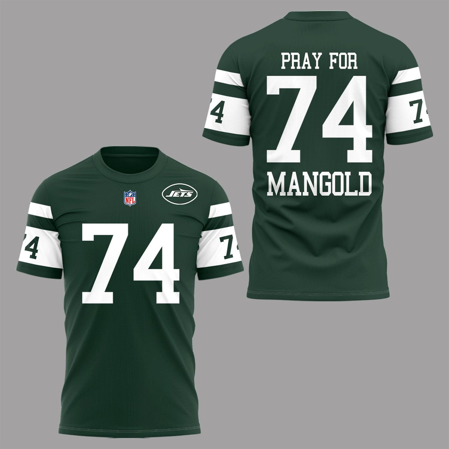 NYJ x NFL Limited Editon ƒ??Pray for MANGOLDƒ?� shirt V1 2710 DatND DVT