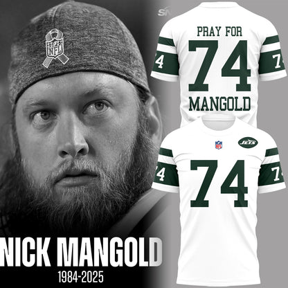 NYJ x NFL Limited Editon ƒ??Pray for MANGOLDƒ?� shirt V1 2710 DatND DVT