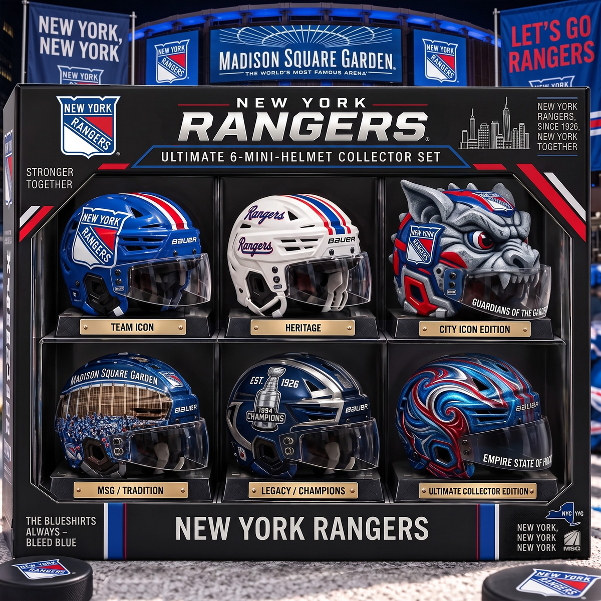 NYR x Premium NHL Mini Helmet Collection
