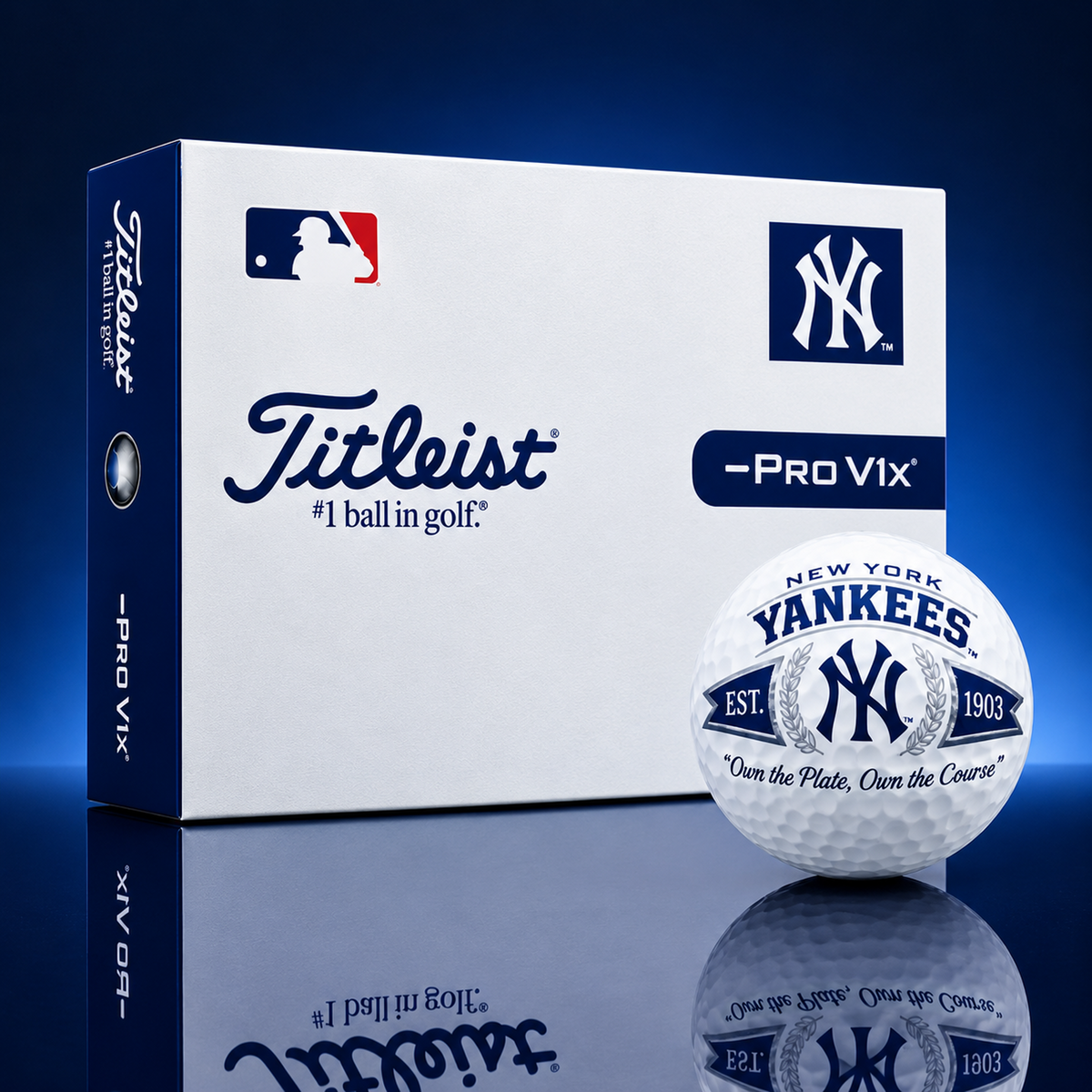 NYY X MLB Titleist Golf Balls - Personalized Football Fan Gift