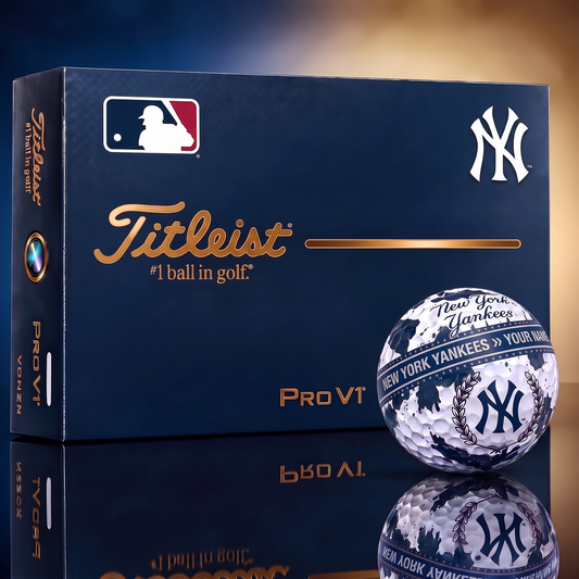 NYY X Premium MLB Titleist Pro V1 Golf Ball Set 1809