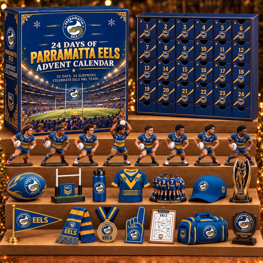 PAR X NRL Team Christmas Advent Calendar – 24 Days Mini Figure & Merchandise Collector Set