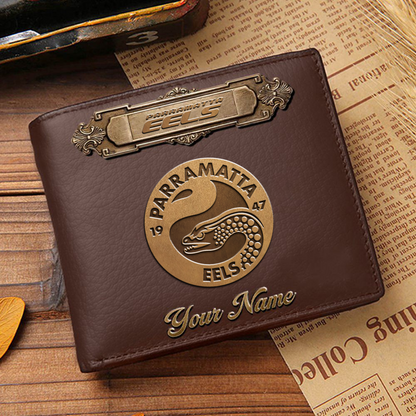PAR x NRL Premium Leather Wallet - Personalized Edition DatND DVT