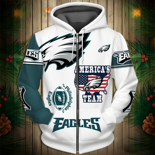 PE Premium NFL 3D Graphic Hoodie DDT NTL