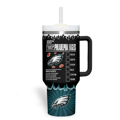 PE Premium NFL Champion Energy Tumbler 40oz DDT CTND