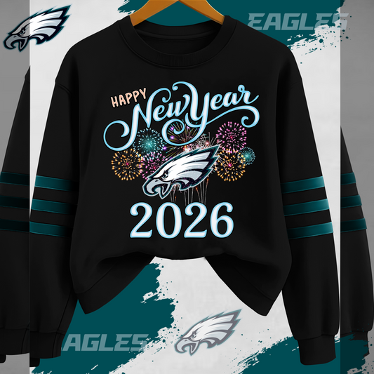 PE Premium NFL Happy New Year 2026 Sweatshirt DDT CTND