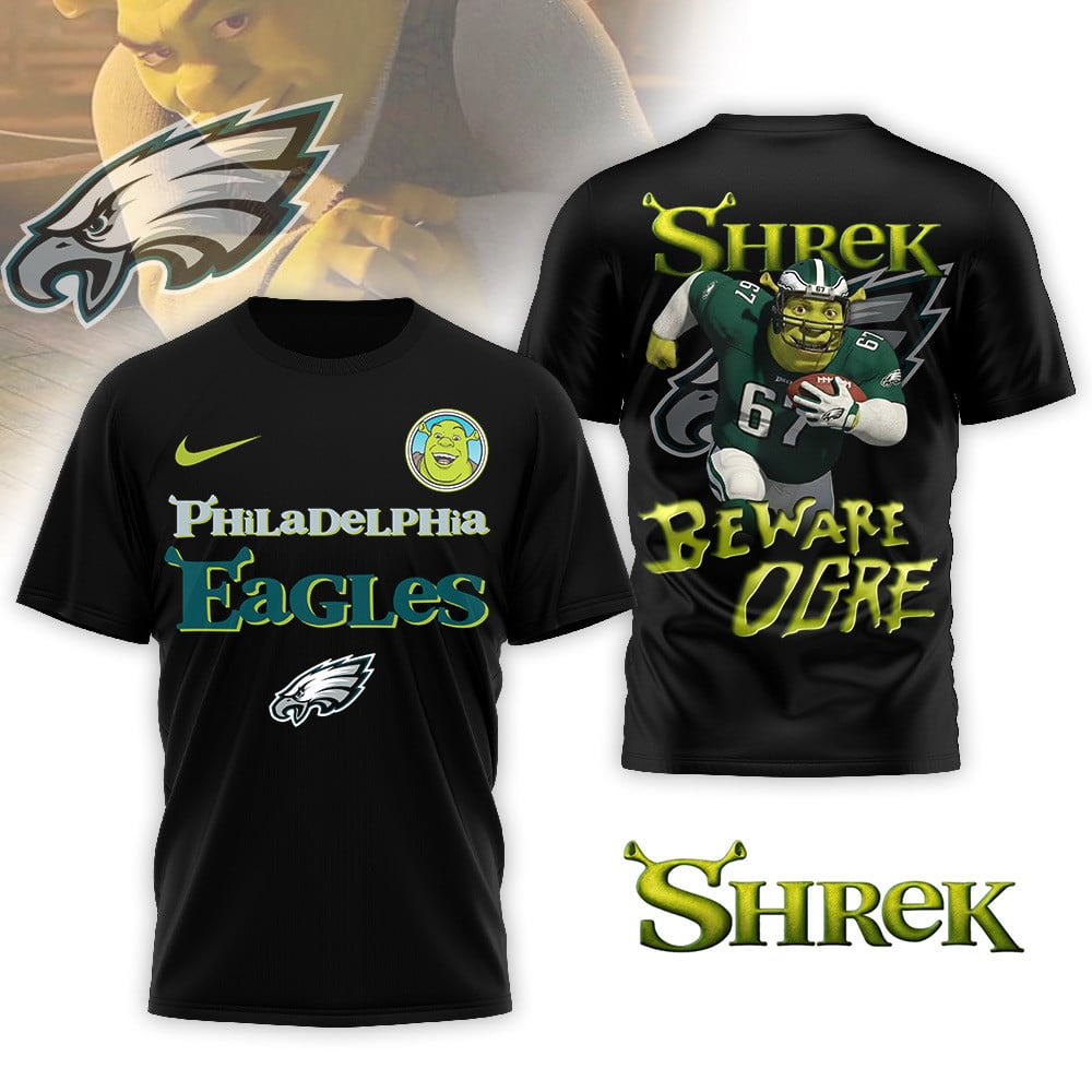 PE Premium NFL Shrek 3D Shirt DDT CTND