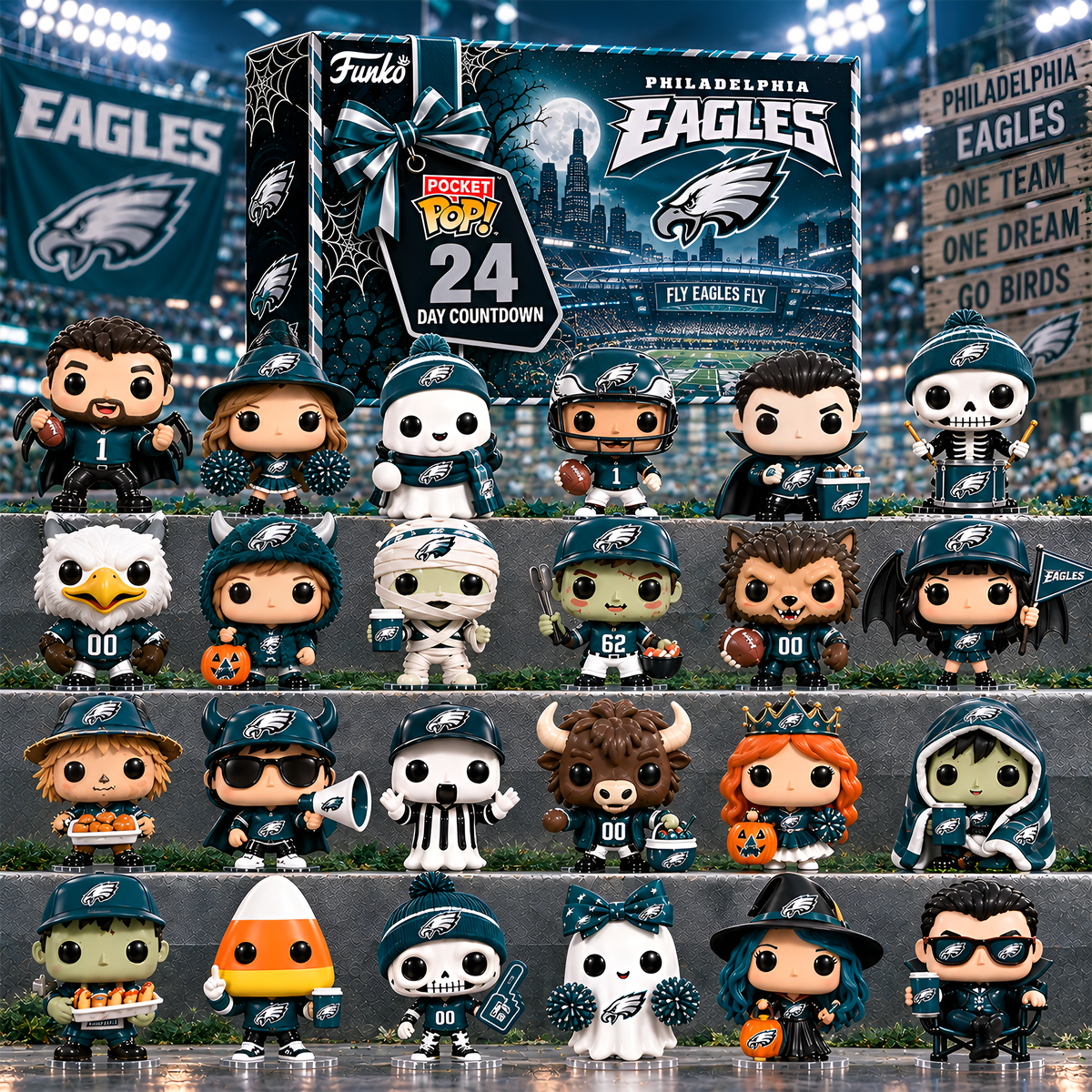 PE x Premium NFL Halloween Advent Calendar