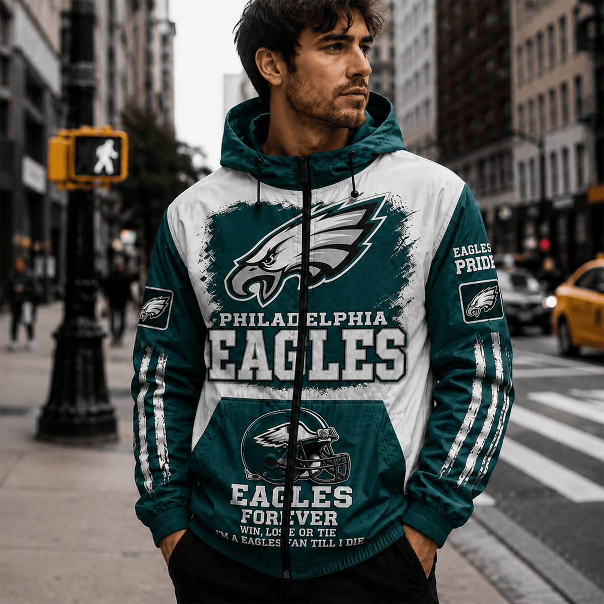 PE x Premium NFL Unisex Windbreaker Jacket Gift For Fan - Limited Edition