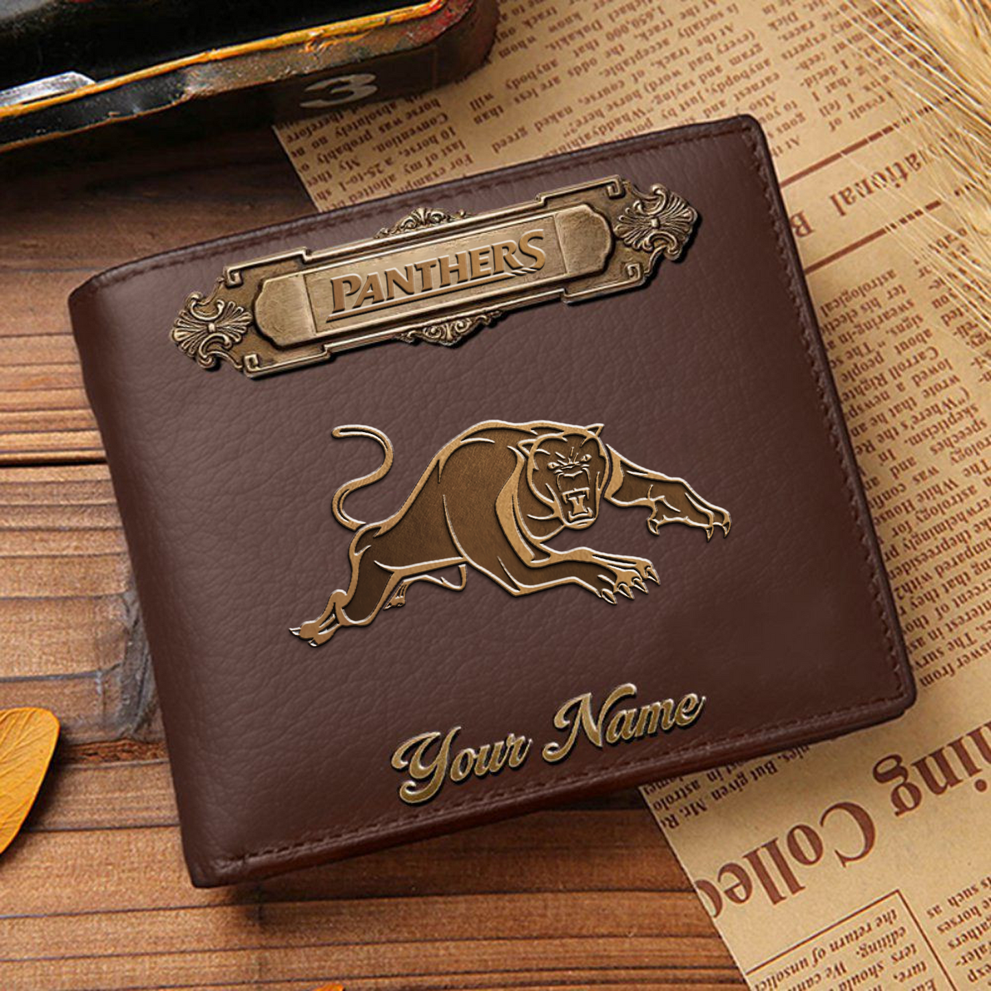 PEN x NRL Premium Leather Wallet - Personalized Edition DatND DVT