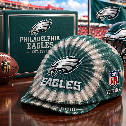 PHI X Custom-Printed Jeff Hat – Gift for NFL Fans (Limited Edition, Name Customizable)
