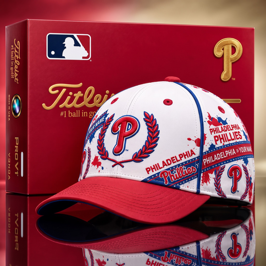 PHI X MLB Baseball Cap – Personalized Name Team Heritage Cap