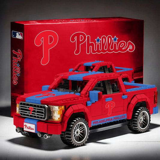 PHI X MLB Pickup Truck Building Block Set
