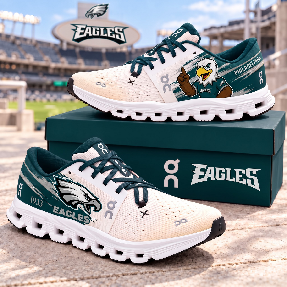 PHI X Premium NFL Monochrome Sneakers