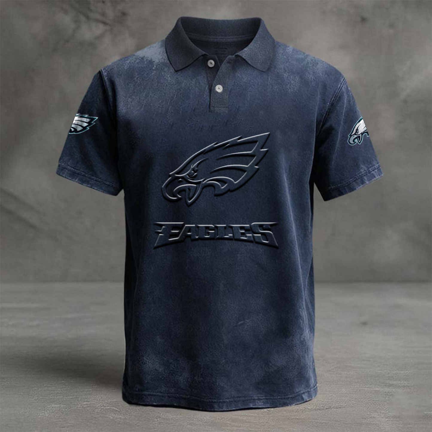 PHI x NFL Embossed Polo Shirt DATND TANTD