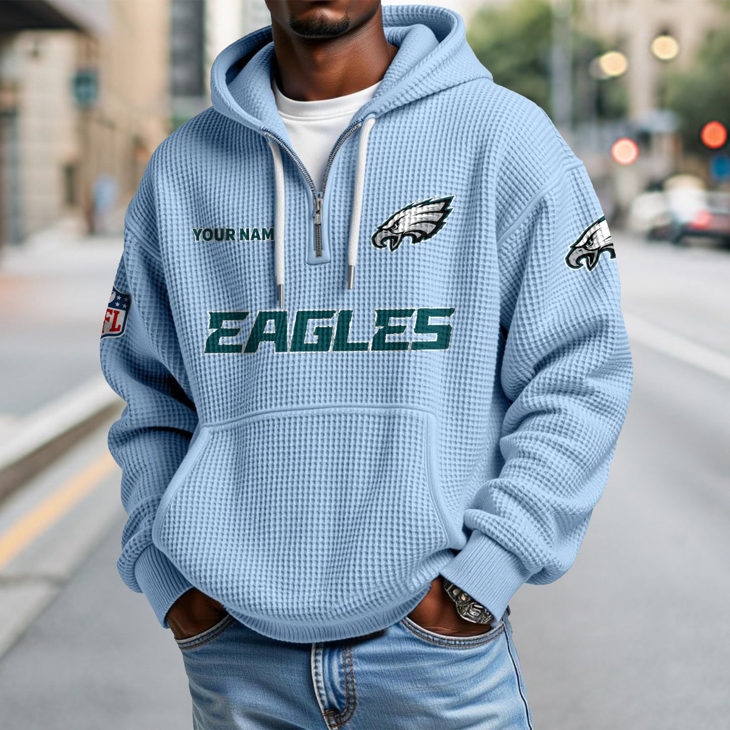 PHI x NFL Waffle Hoodie DatND DVT