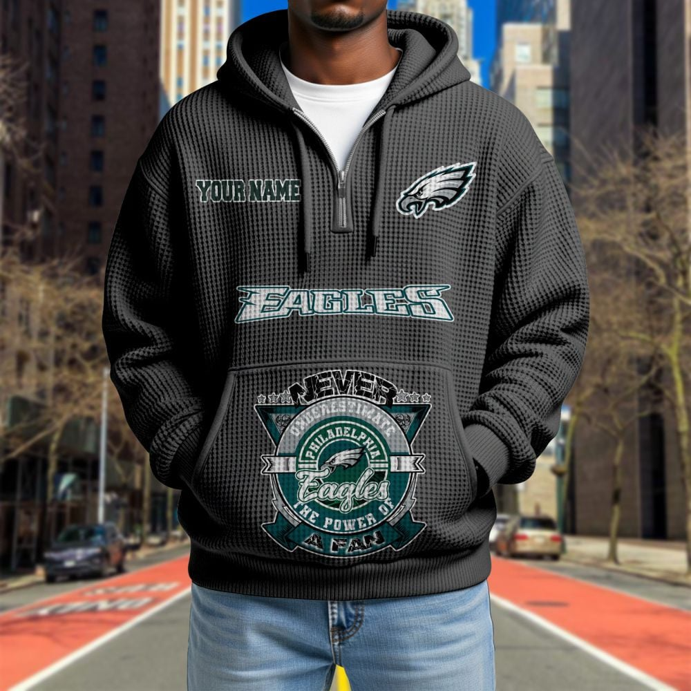 PHI x NFL Waffle Hoodie DATND TANTD