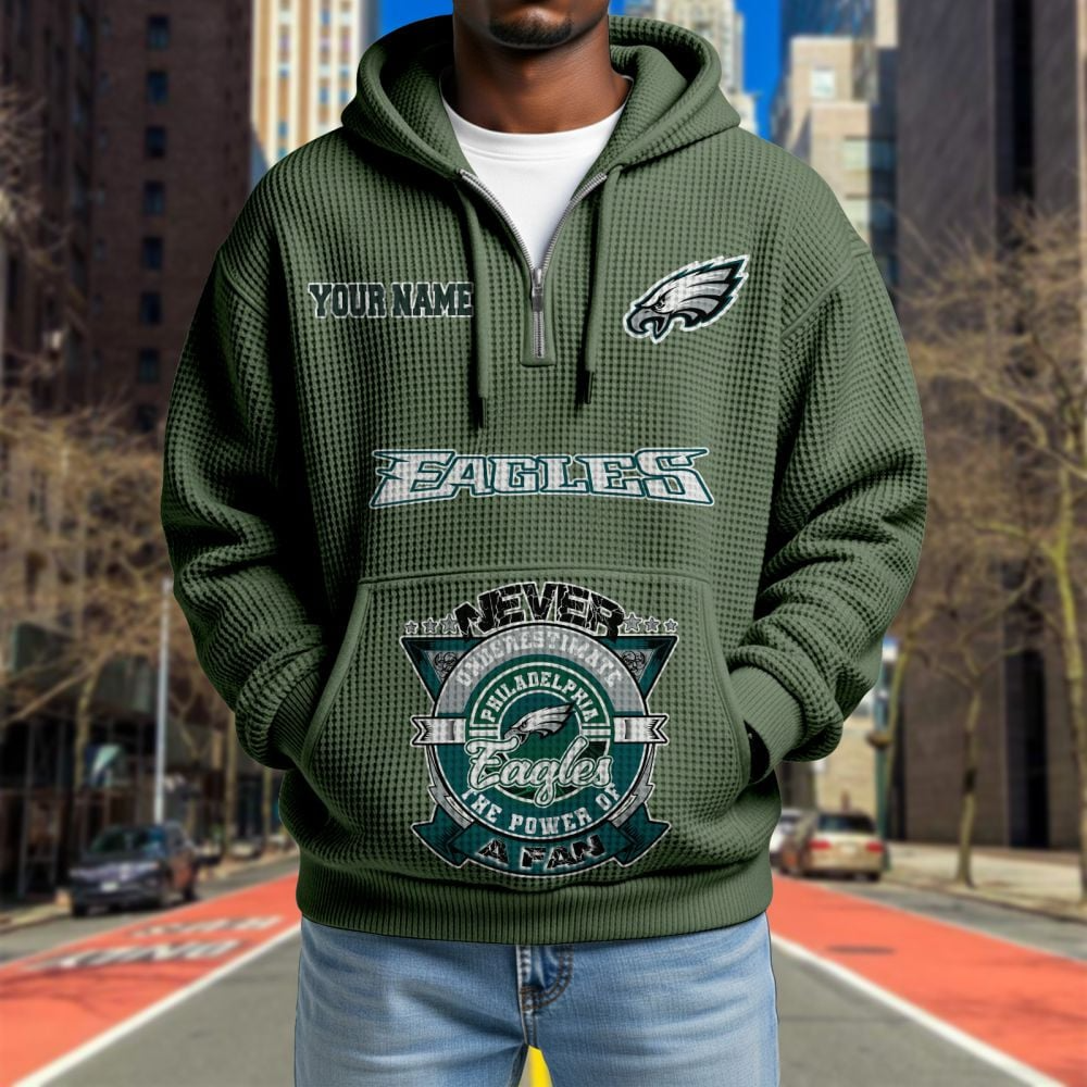 PHI x NFL Waffle Hoodie DATND TANTD