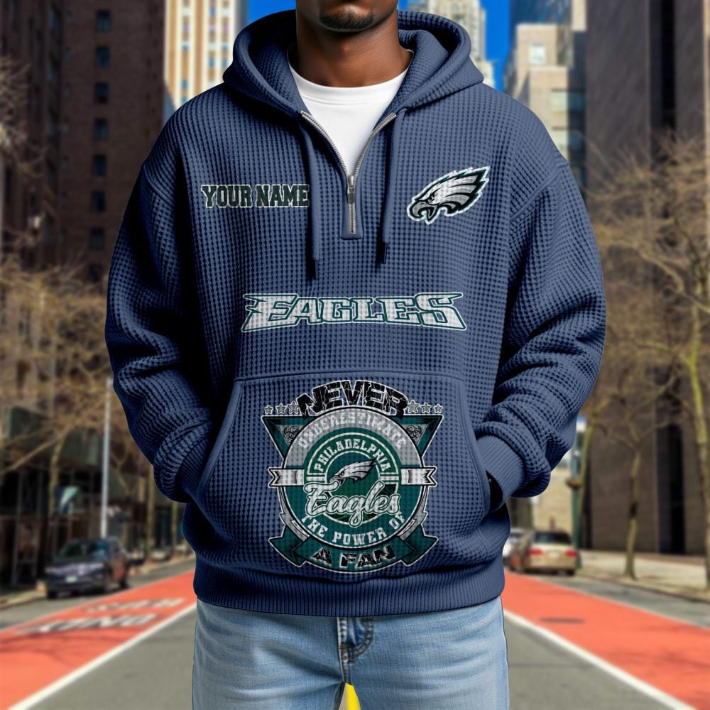 PHI x NFL Waffle Hoodie DATND TANTD