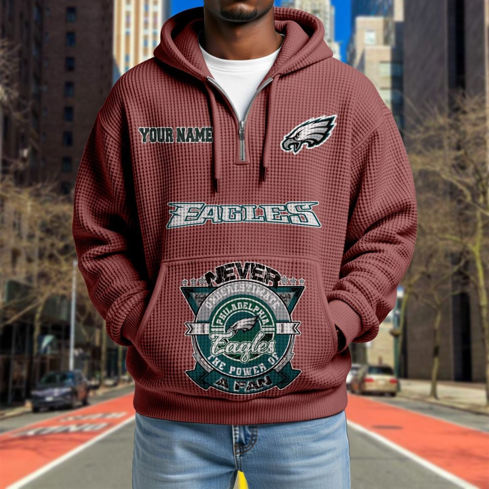 PHI x NFL Waffle Hoodie DATND TANTD