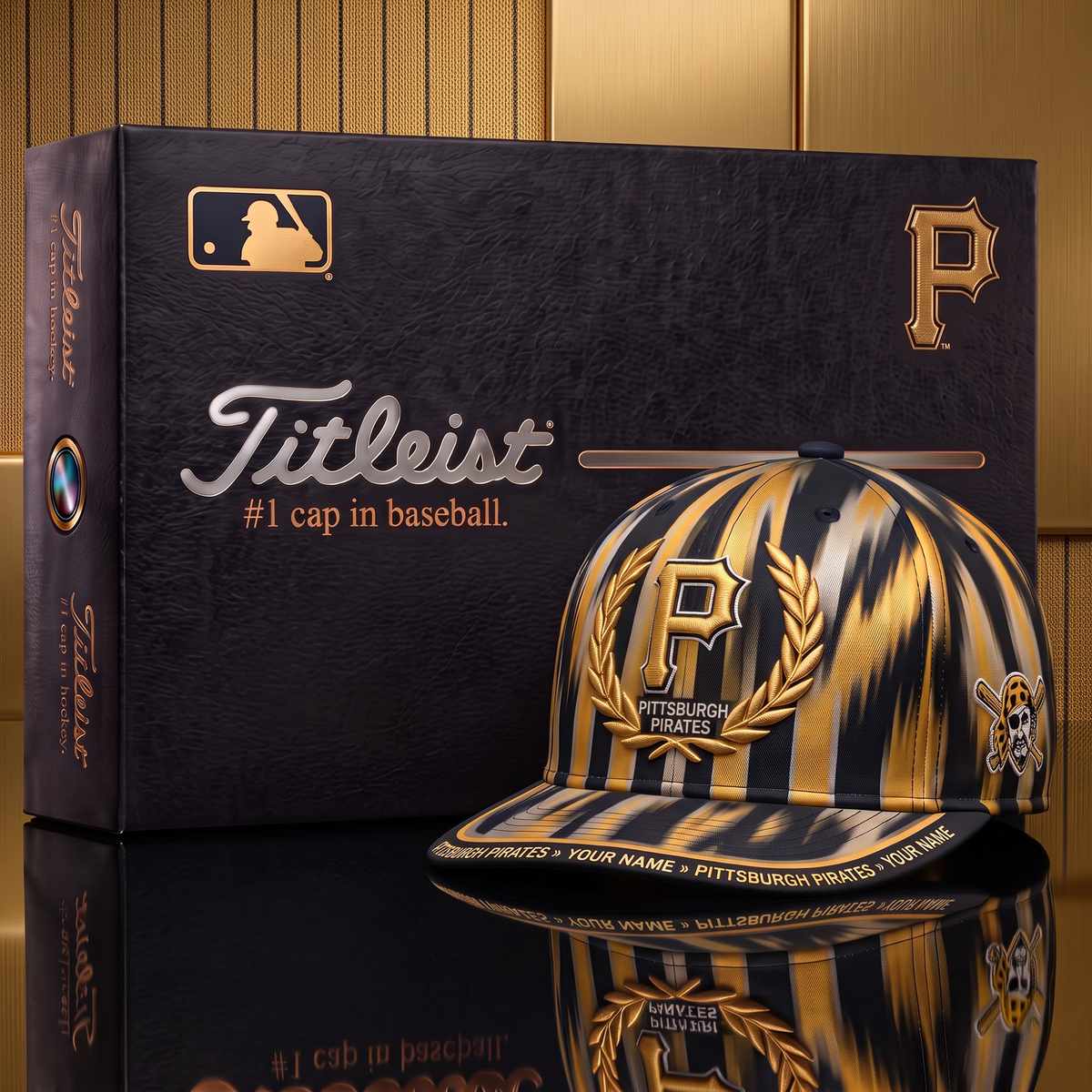 PIT X MLB Personalized Snapback Hats New Collection 2409