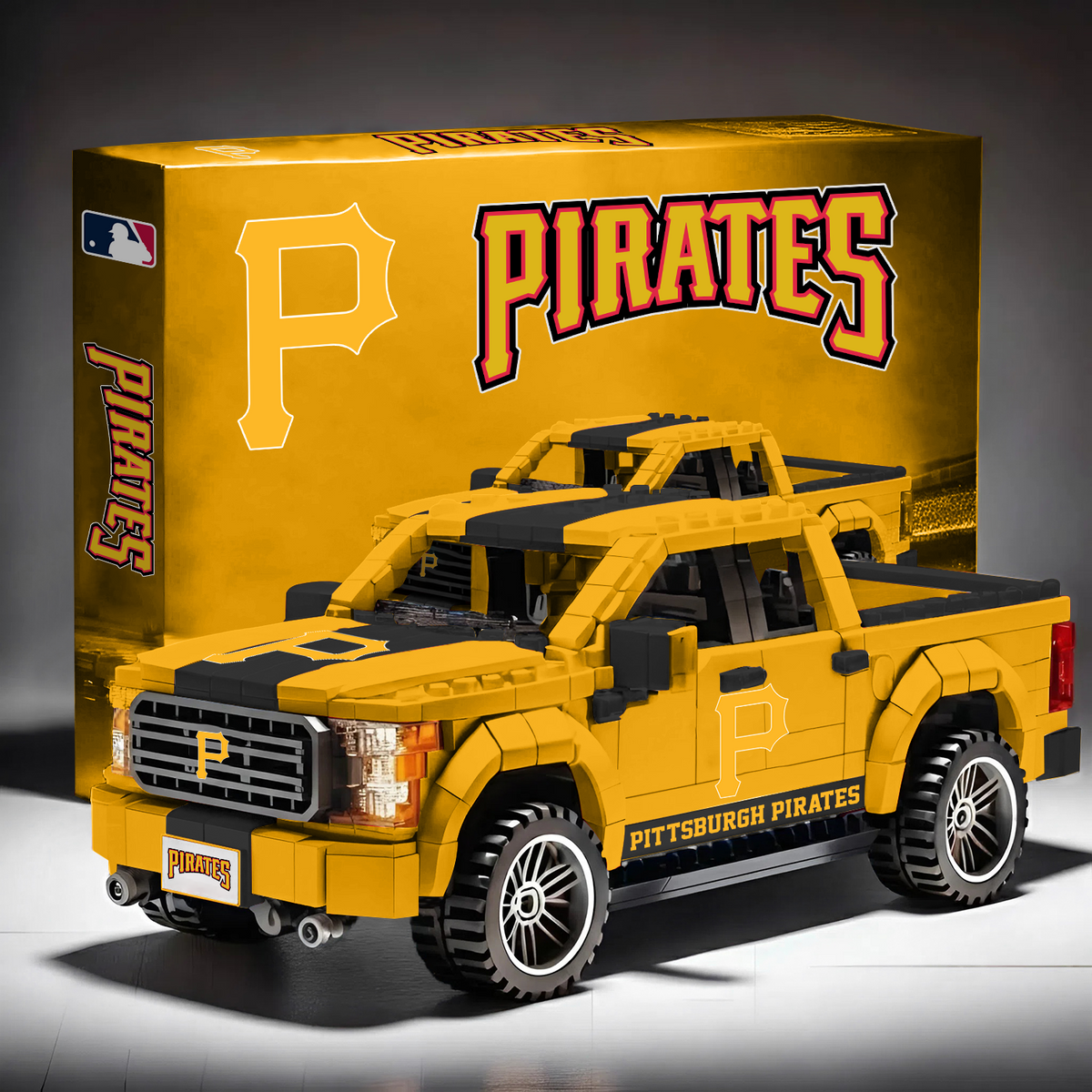 PIT X MLB Pickup Truck Building Block Set