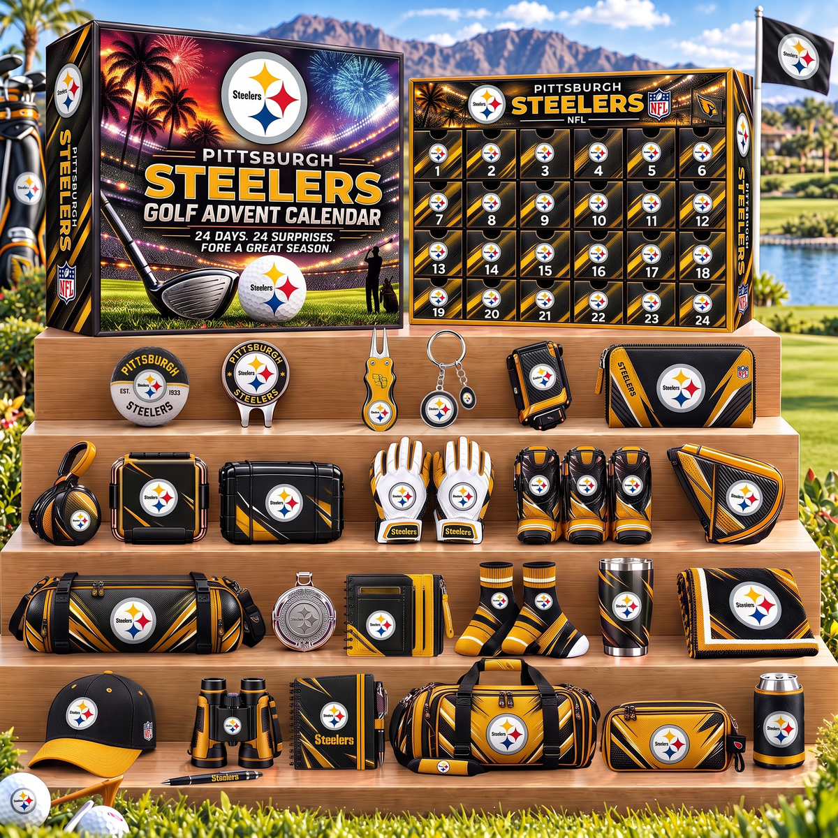 PIT X NFL Golf Advent Calendar Bling Box
