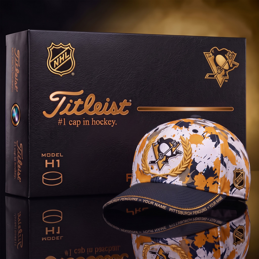 PIT X Premium NHL Titleist Baseball Cap with Gift Box