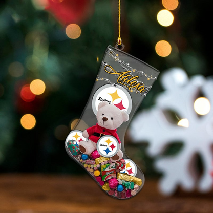 PIT x NFL Christmas Personalized Acrylic Ornament DatND DVT