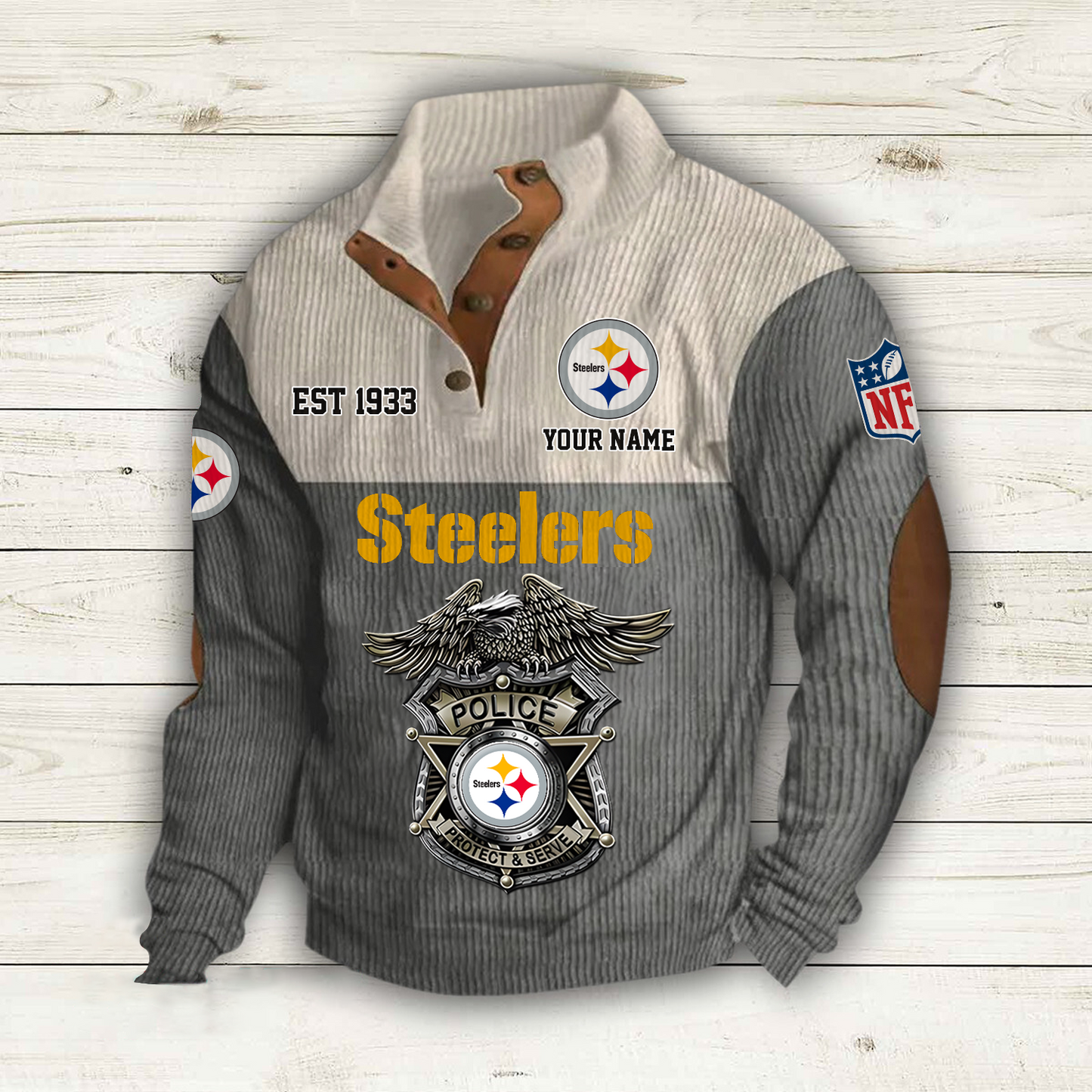 PIT x NFL Custom Name Sport Sweatshirt DatND DVT