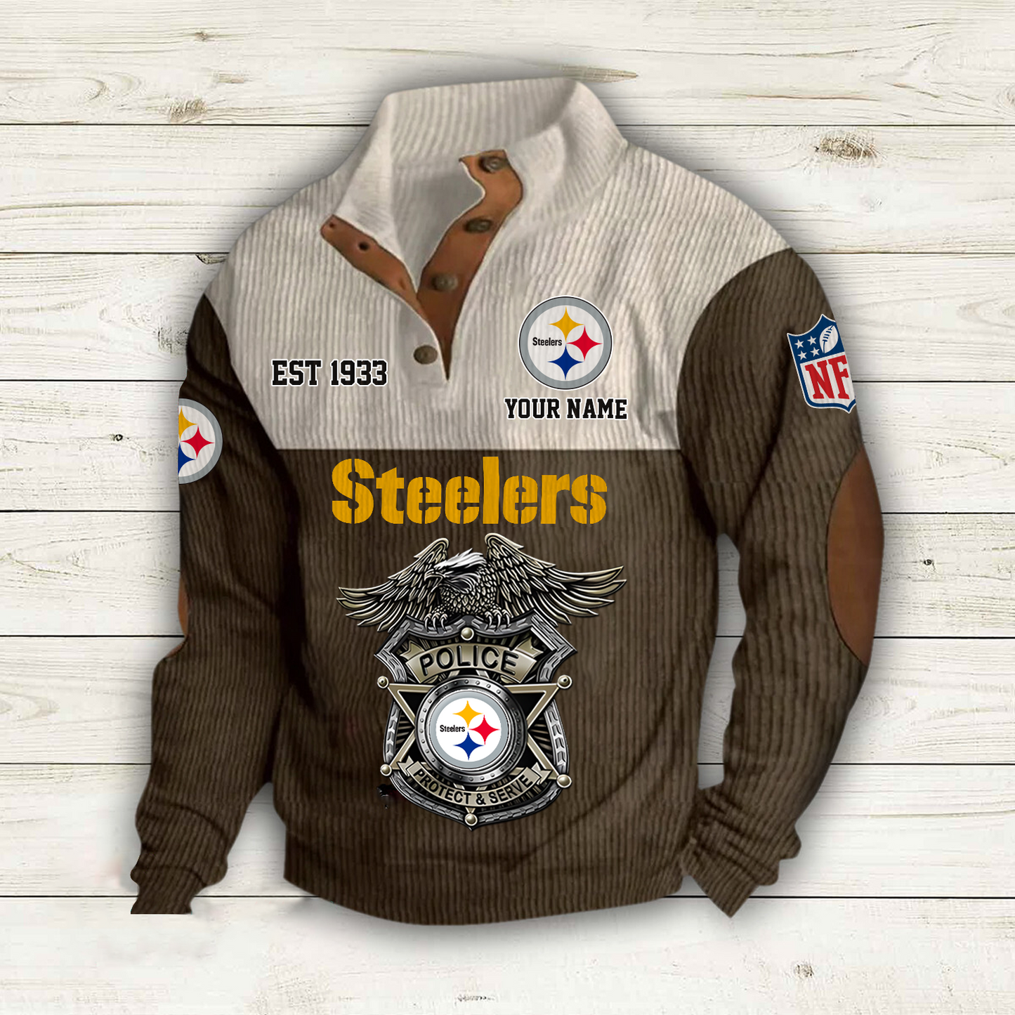 PIT x NFL Custom Name Sport Sweatshirt DatND DVT